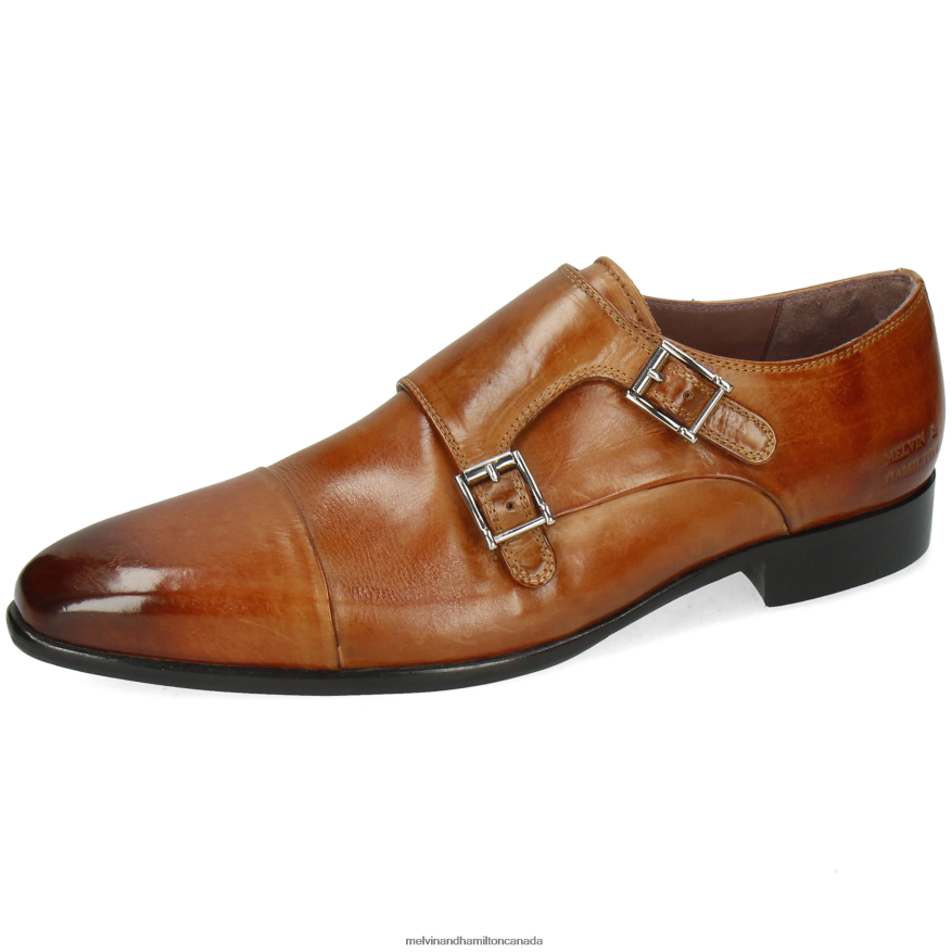 Men Melvin & Hamilton Brown Lance 1 Monk Shoes P4V68P351
