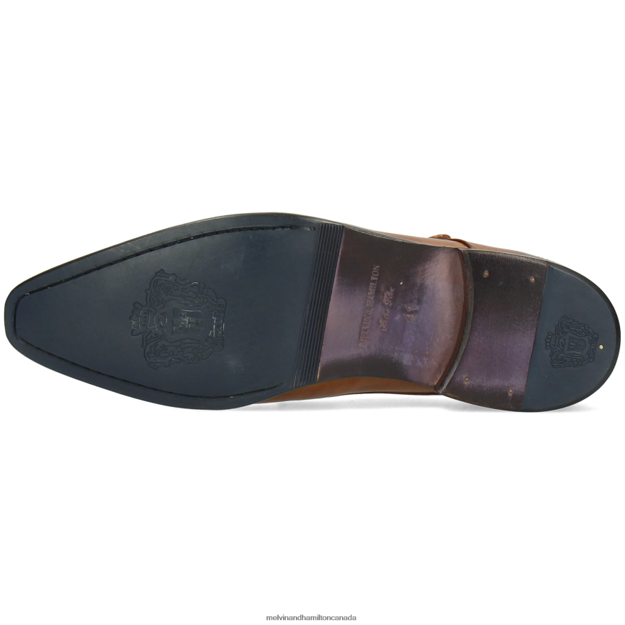 Men Melvin & Hamilton Brown Lance 1 Monk Shoes P4V68P351