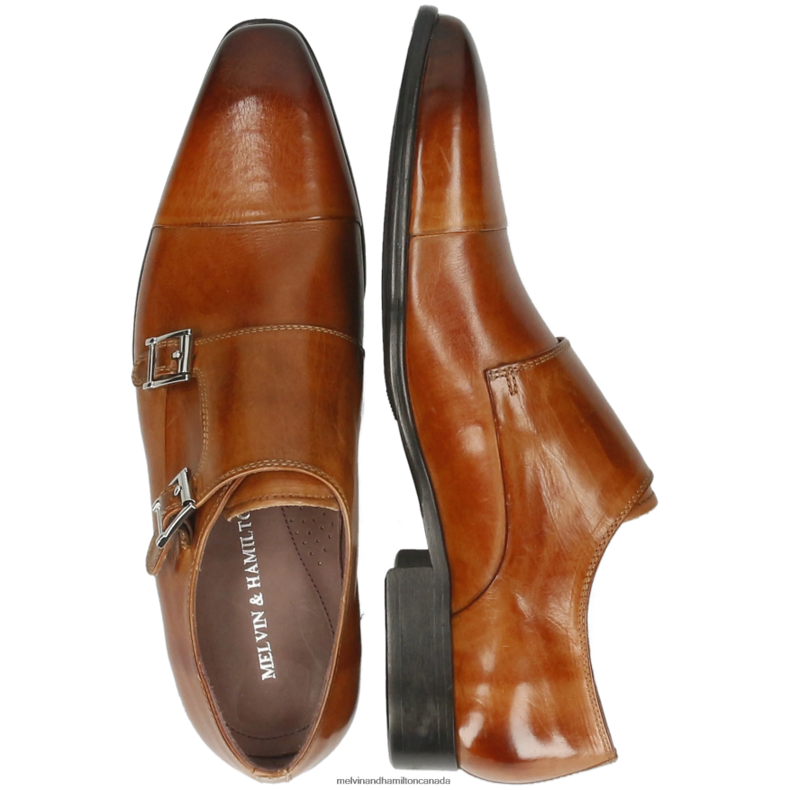Men Melvin & Hamilton Brown Lance 1 Monk Shoes P4V68P351