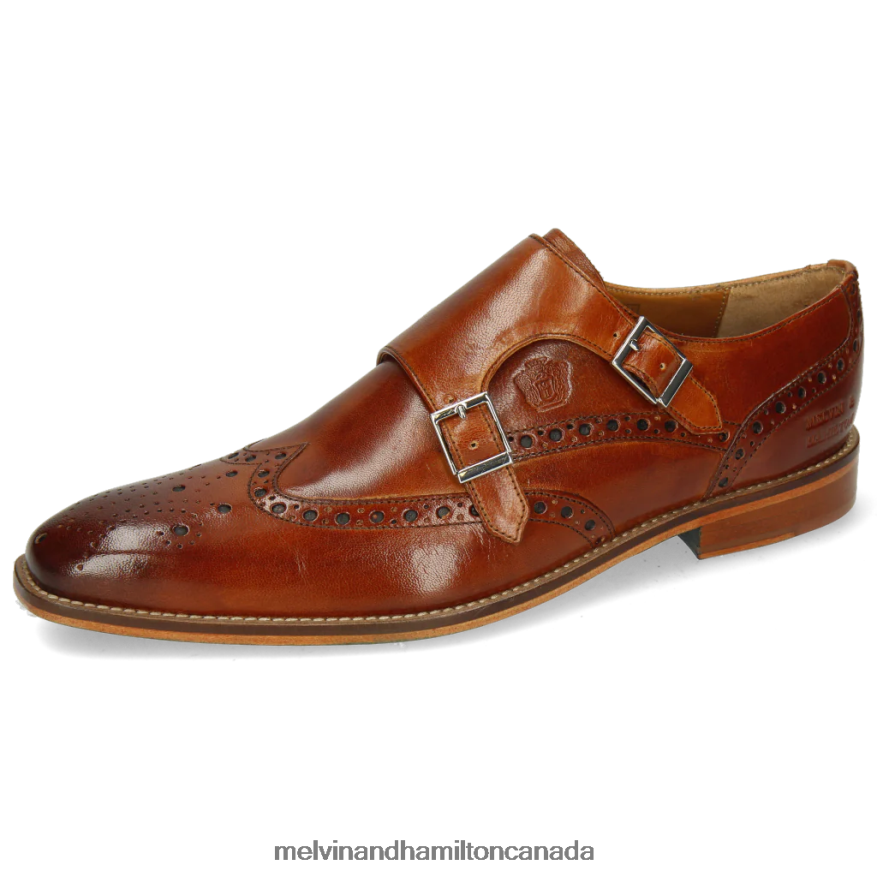 Men Melvin & Hamilton Brown Martin 2 Monk Shoes P4V68P340