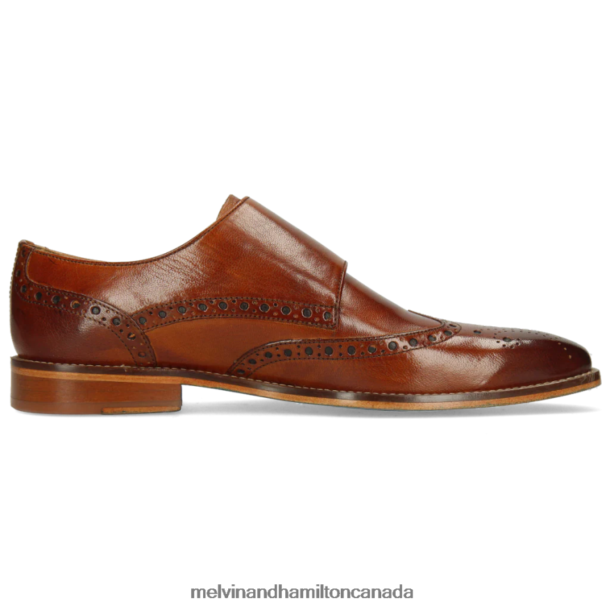 Men Melvin & Hamilton Brown Martin 2 Monk Shoes P4V68P340