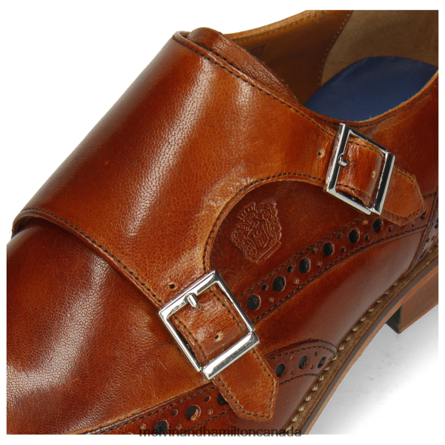 Men Melvin & Hamilton Brown Martin 2 Monk Shoes P4V68P340