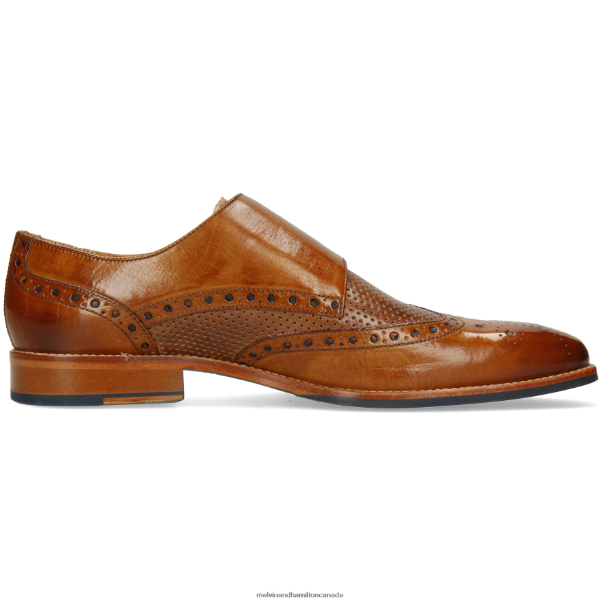 Men Melvin & Hamilton Brown Martin 2 Monk Shoes P4V68P346