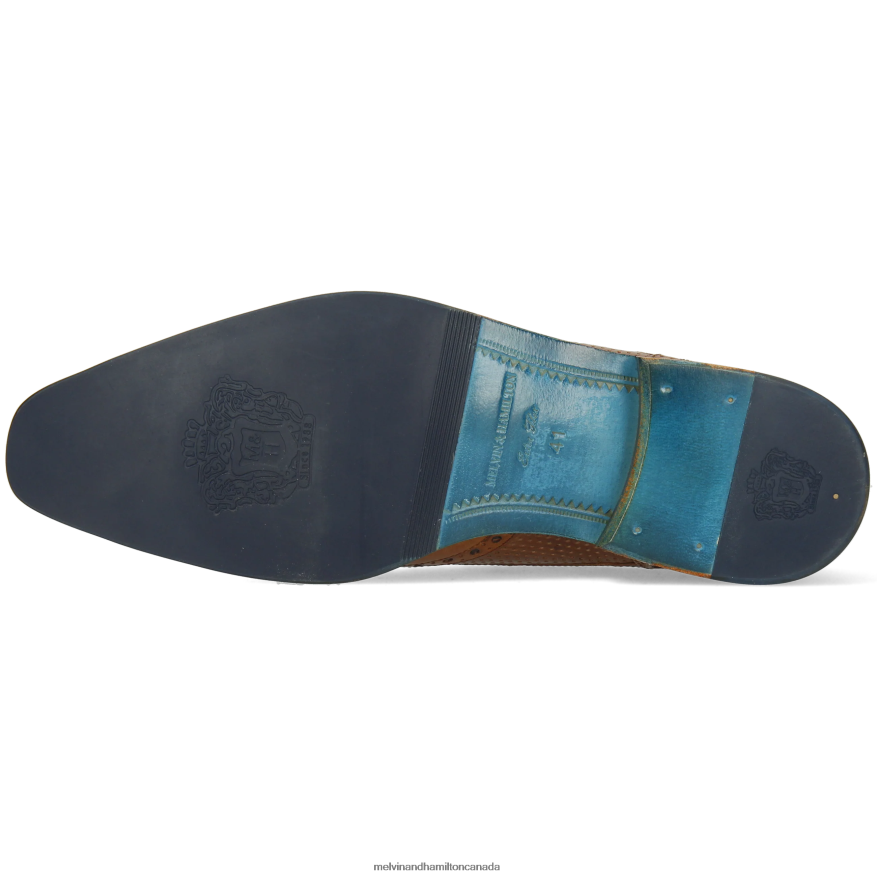 Men Melvin & Hamilton Brown Martin 2 Monk Shoes P4V68P346