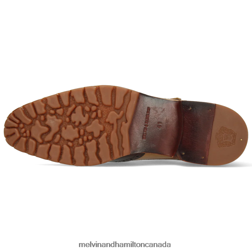 Men Melvin & Hamilton Brown Patrick 24 Monk Shoes P4V68P350