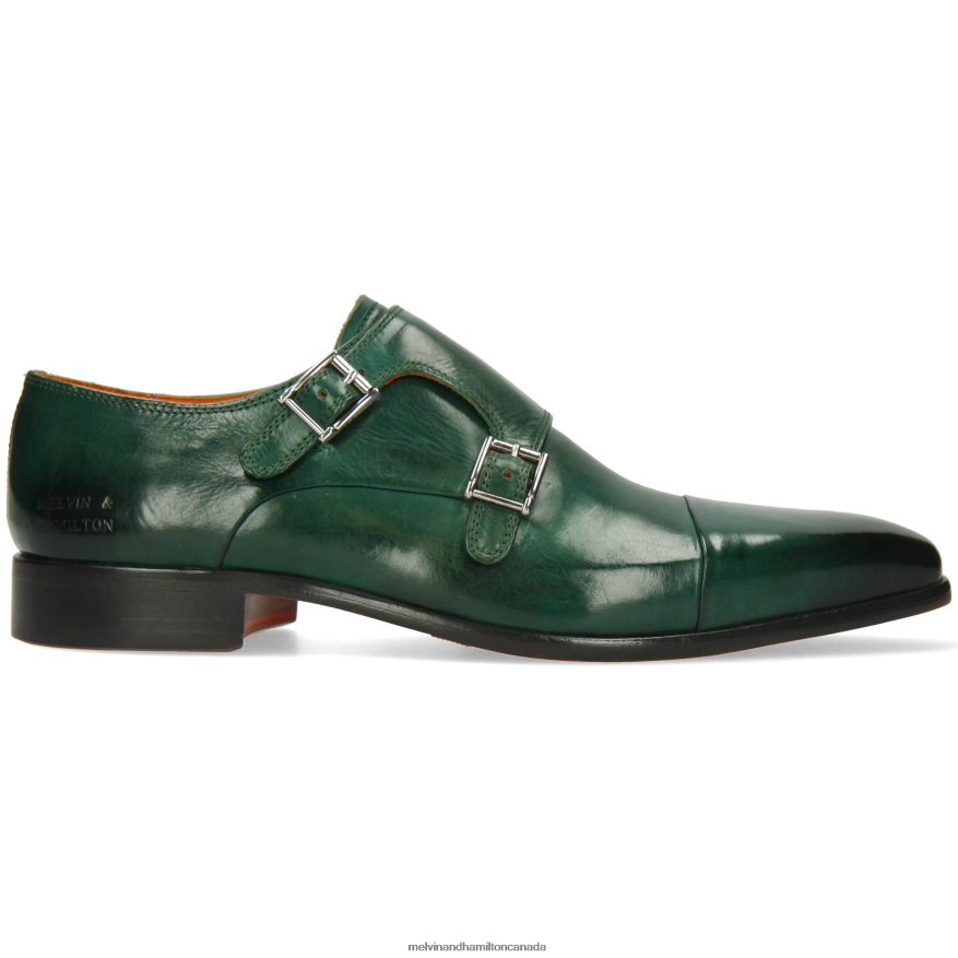Men Melvin & Hamilton Green Lance 1 Monk Shoes P4V68P328