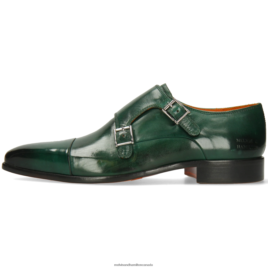 Men Melvin & Hamilton Green Lance 1 Monk Shoes P4V68P328