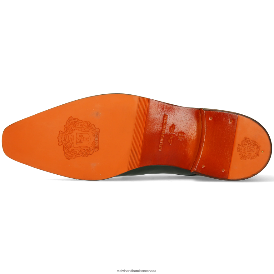 Men Melvin & Hamilton Green Lance 1 Monk Shoes P4V68P328