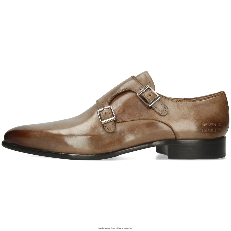 Men Melvin & Hamilton Grey Lance 10 Monk Shoes P4V68P331