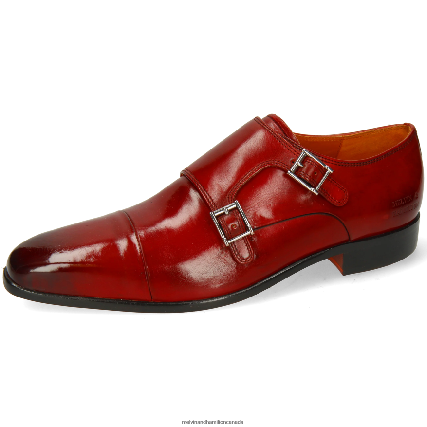 Men Melvin & Hamilton Red Lance 1 Monk Shoes P4V68P327