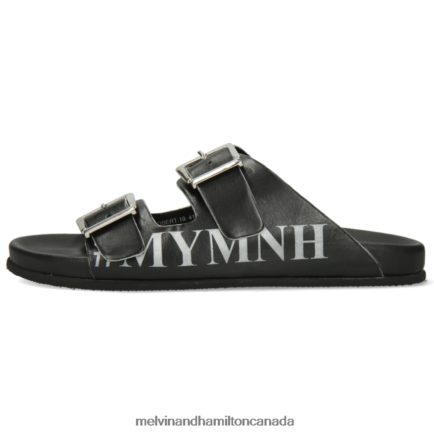 Men Melvin & Hamilton Black Robert 10 Mules P4V68P719