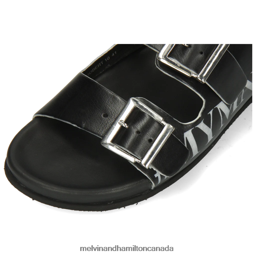 Men Melvin & Hamilton Black Robert 10 Mules P4V68P719