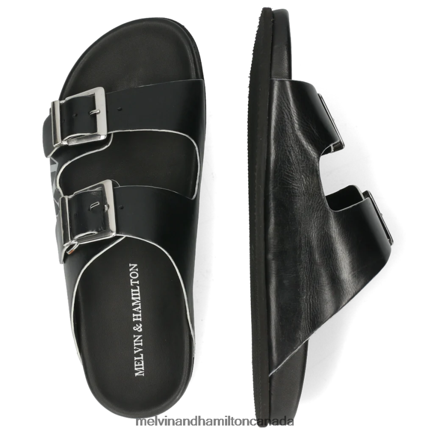 Men Melvin & Hamilton Black Robert 10 Mules P4V68P719