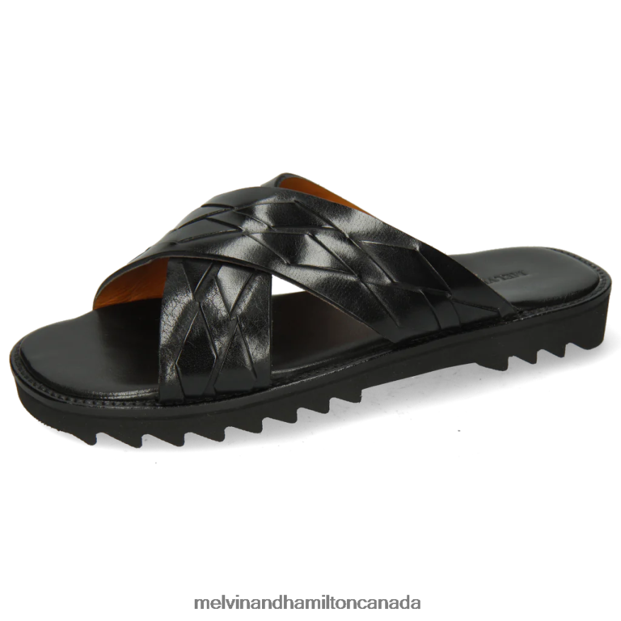 Men Melvin & Hamilton Black Sam 37 Mules P4V68P729