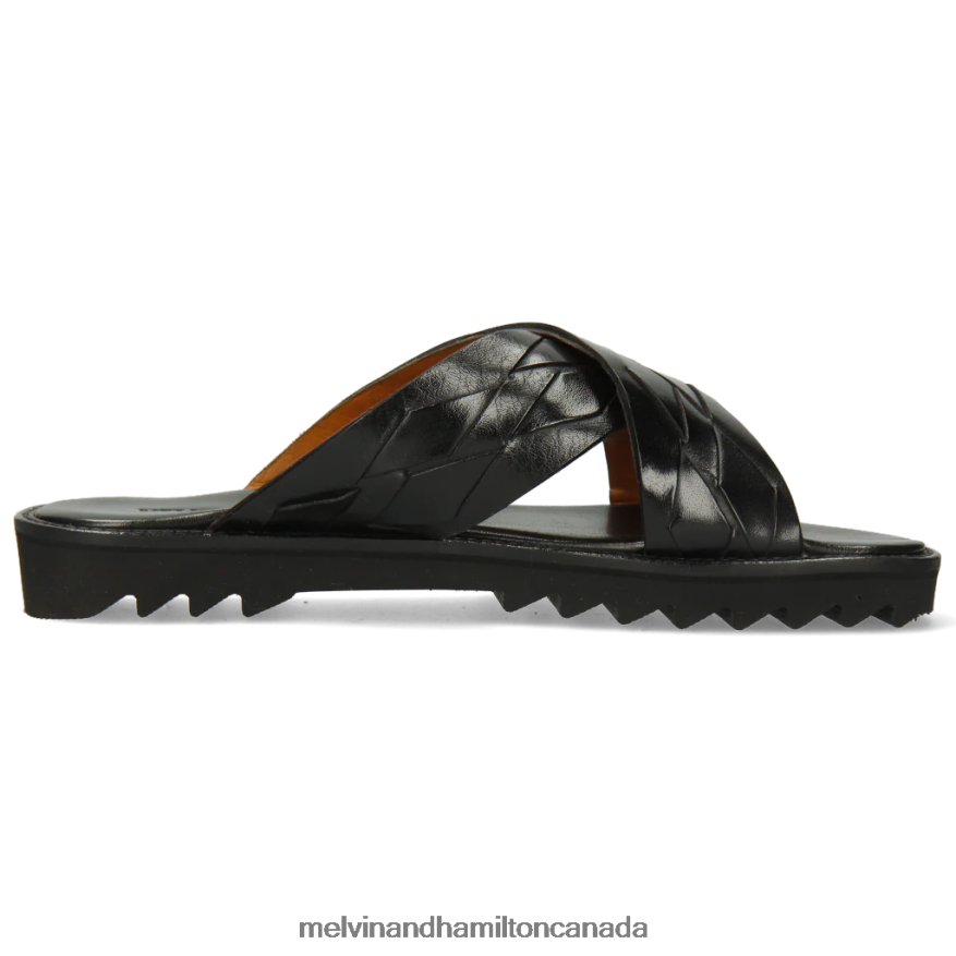 Men Melvin & Hamilton Black Sam 37 Mules P4V68P729
