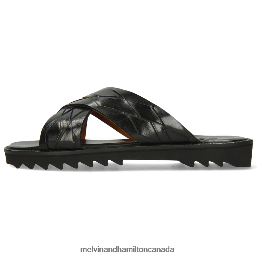 Men Melvin & Hamilton Black Sam 37 Mules P4V68P729