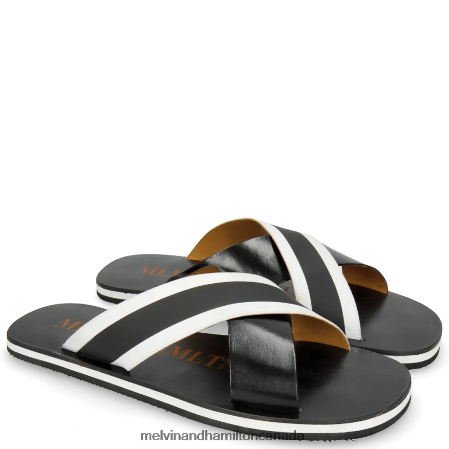 Men Melvin & Hamilton Black Sam 5 Mules P4V68P743