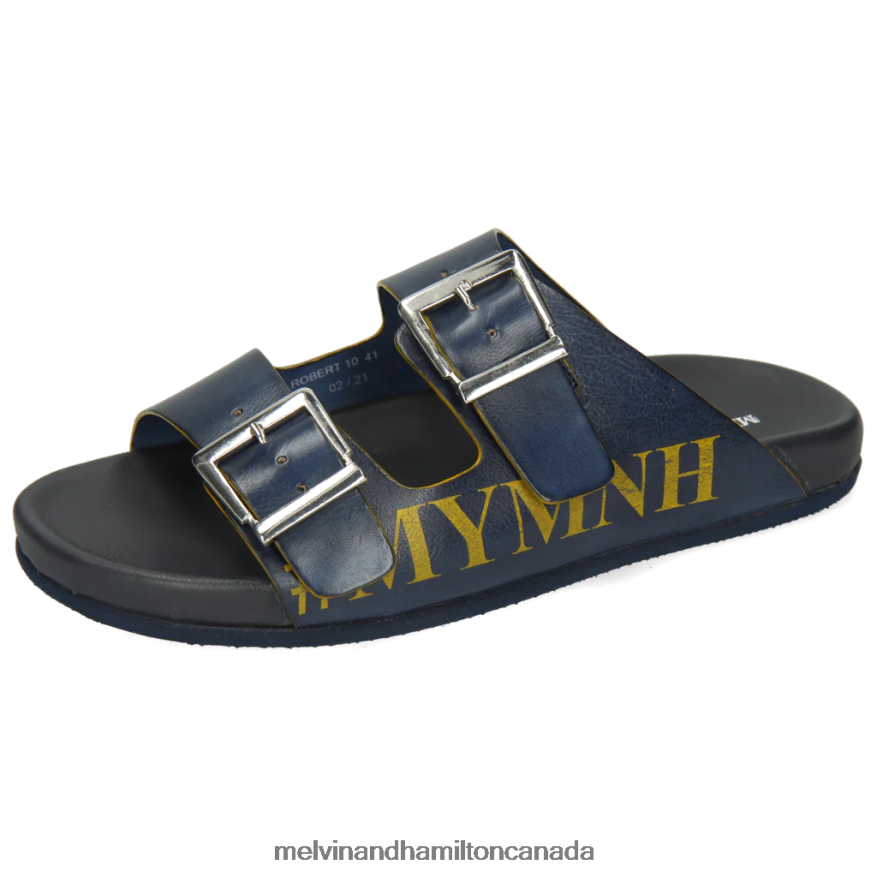 Men Melvin & Hamilton Blue Robert 10 Mules P4V68P727