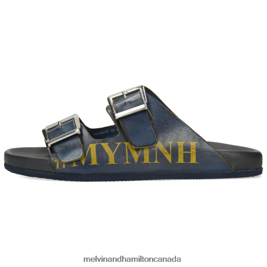 Men Melvin & Hamilton Blue Robert 10 Mules P4V68P727