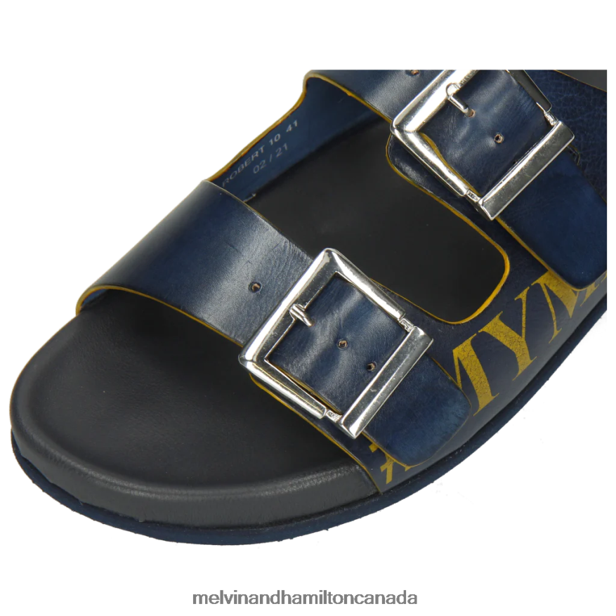 Men Melvin & Hamilton Blue Robert 10 Mules P4V68P727