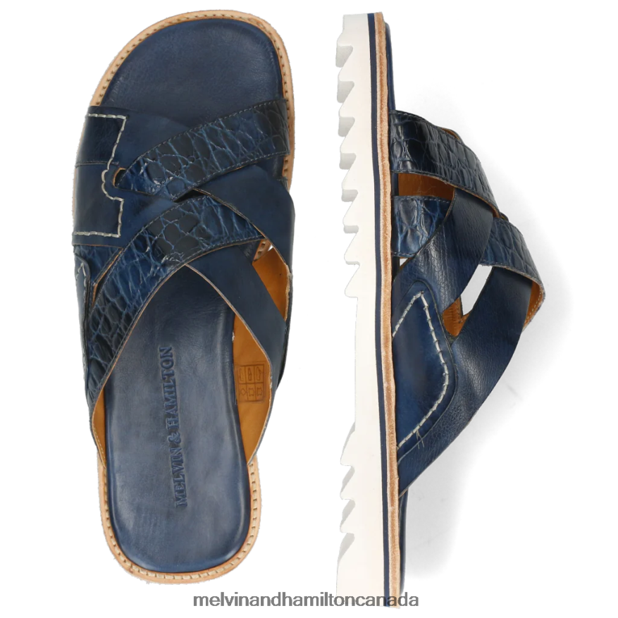 Men Melvin & Hamilton Blue Sam 38 Mules P4V68P732