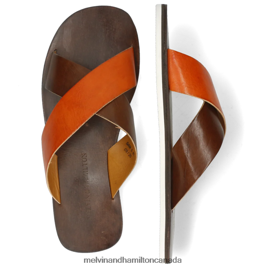 Men Melvin & Hamilton Brown Sam 5 Mules P4V68P741