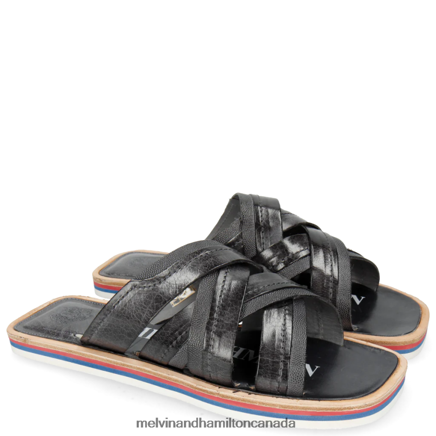 Men Melvin & Hamilton Grey Bob 2 Mules P4V68P724