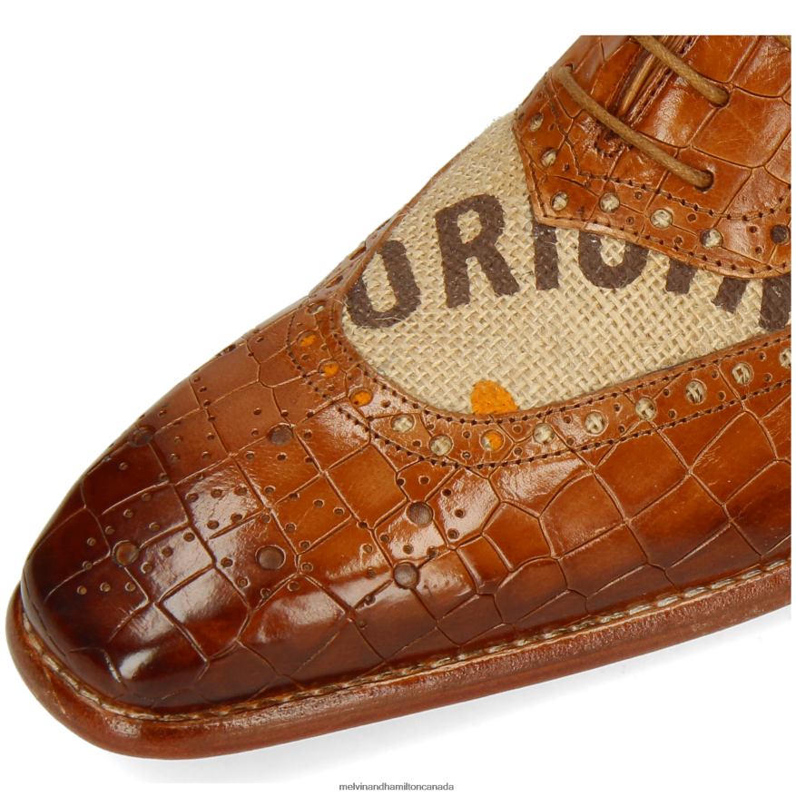 Men Melvin & Hamilton Beige Clark 16 Oxford Shoes P4V68P183