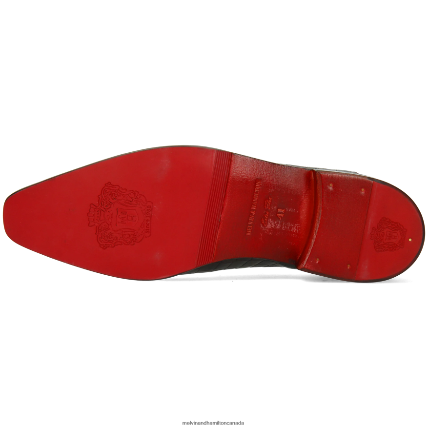 Men Melvin & Hamilton Black Lance 23 Oxford Shoes P4V68P152