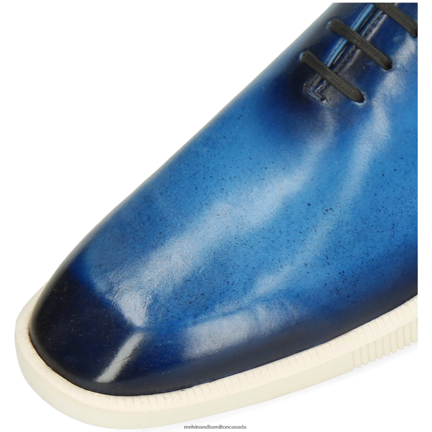 Men Melvin & Hamilton Blue Aston 1 Oxford Shoes P4V68P177