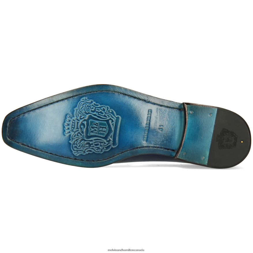 Men Melvin & Hamilton Blue Martin 26 Oxford Shoes P4V68P201