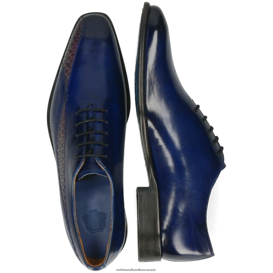 Men Melvin & Hamilton Blue Martin 26 Oxford Shoes P4V68P201