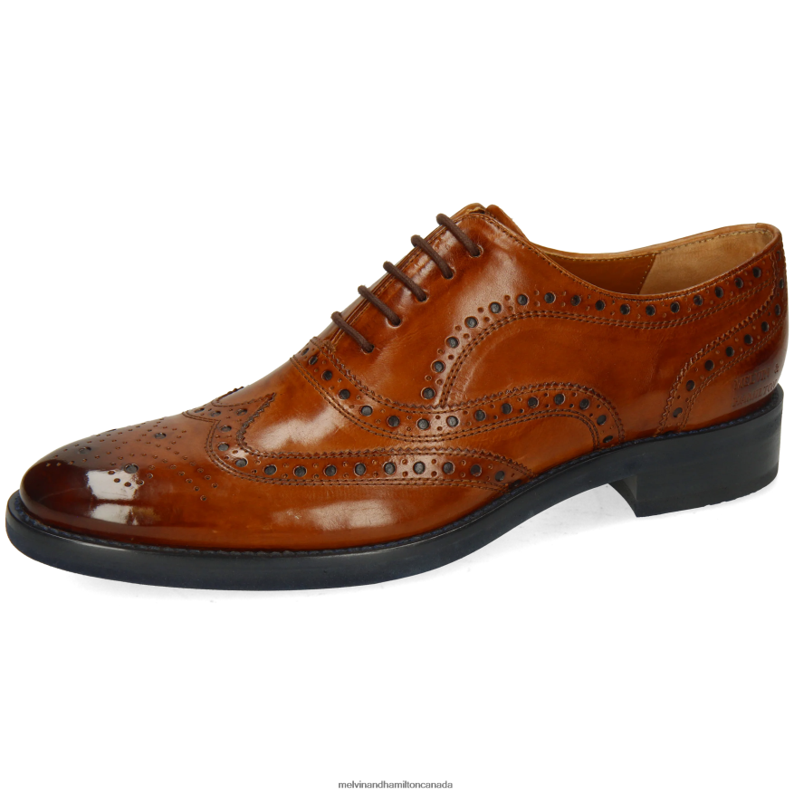 Men Melvin & Hamilton Brown Clint 23 Oxford Shoes P4V68P161