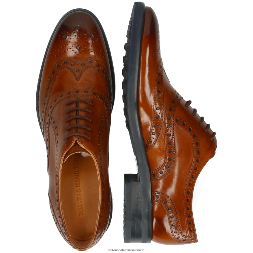 Men Melvin & Hamilton Brown Clint 23 Oxford Shoes P4V68P161