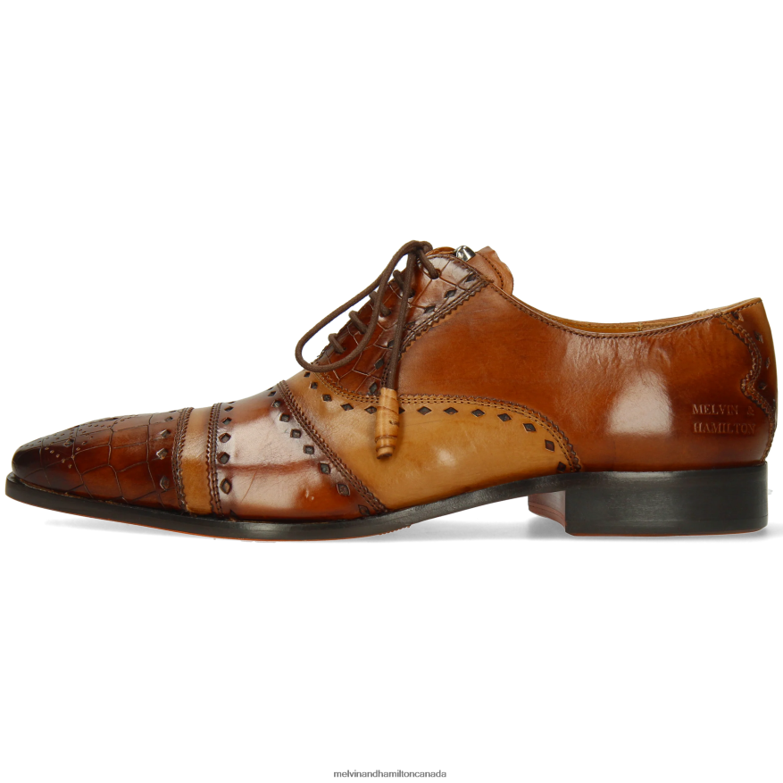 Men Melvin & Hamilton Brown Elvis 62 Oxford Shoes P4V68P169