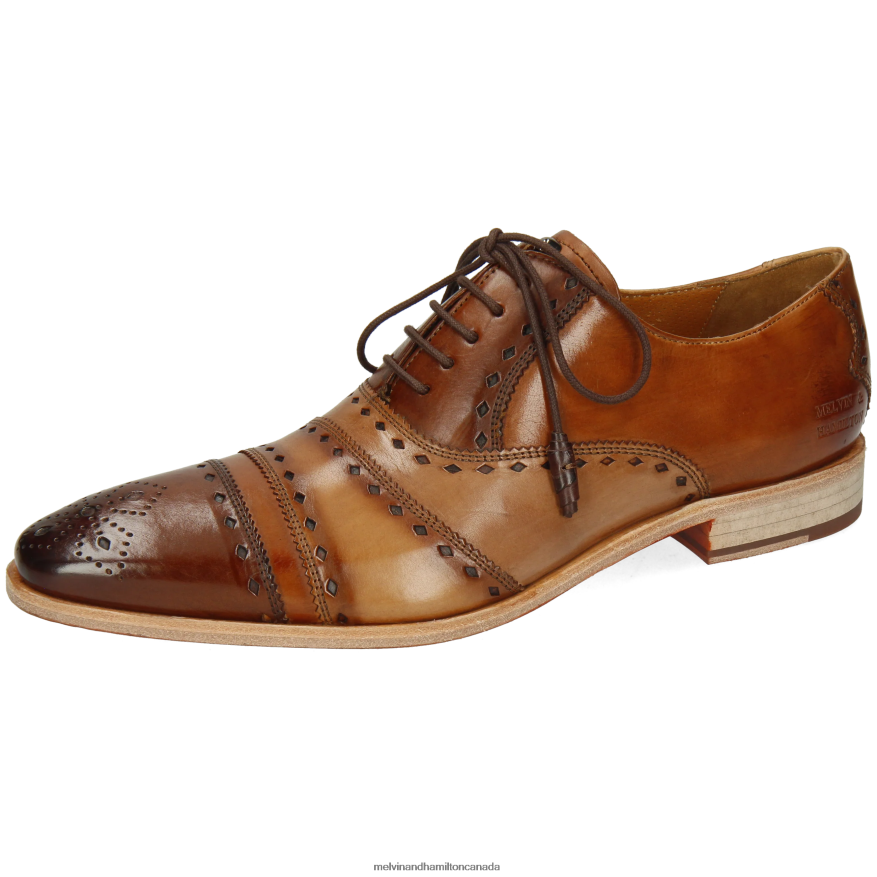 Men Melvin & Hamilton Brown Elvis 62 Oxford Shoes P4V68P208