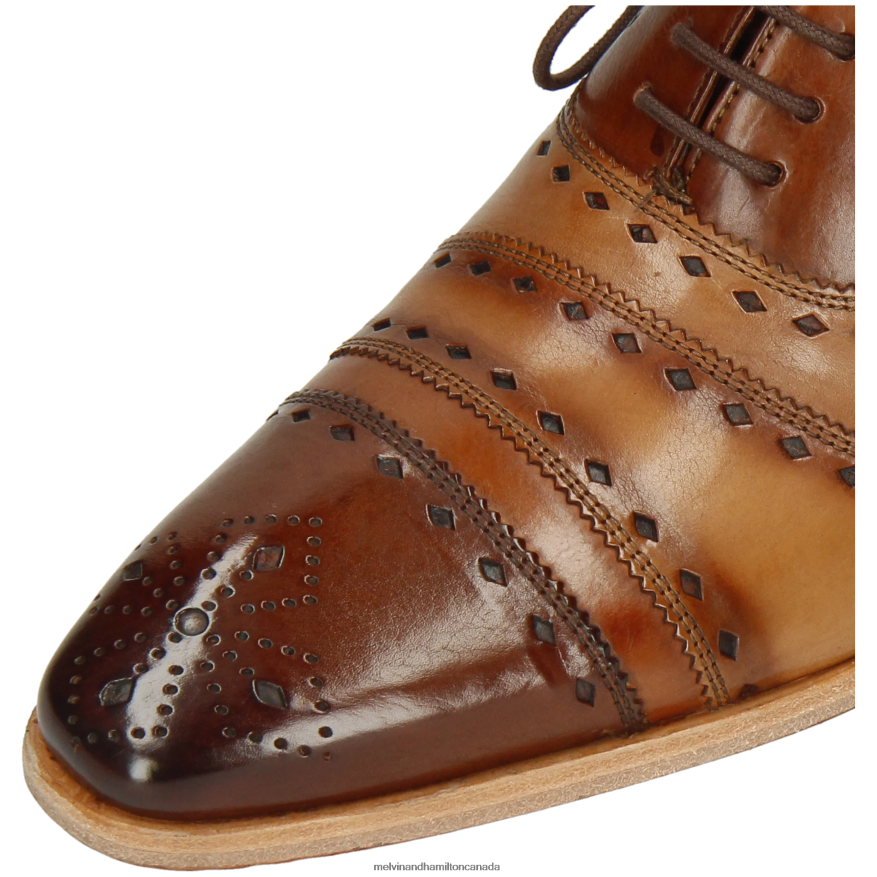Men Melvin & Hamilton Brown Elvis 62 Oxford Shoes P4V68P208