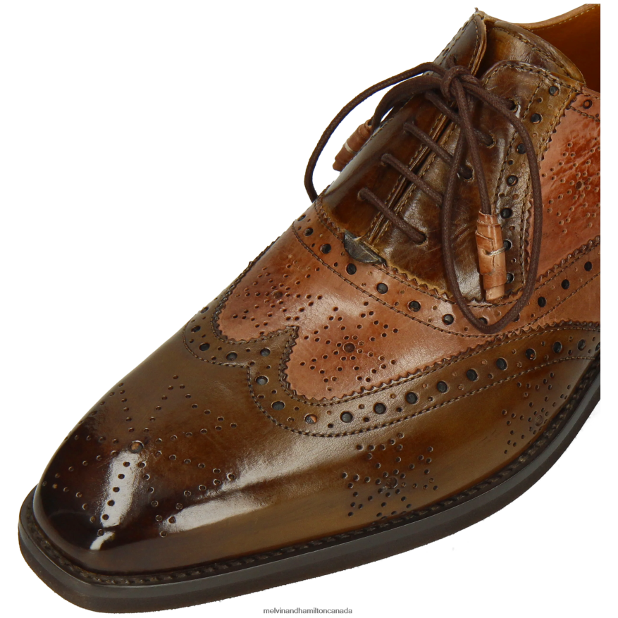 Men Melvin & Hamilton Brown Jeff 28 Oxford Shoes P4V68P174