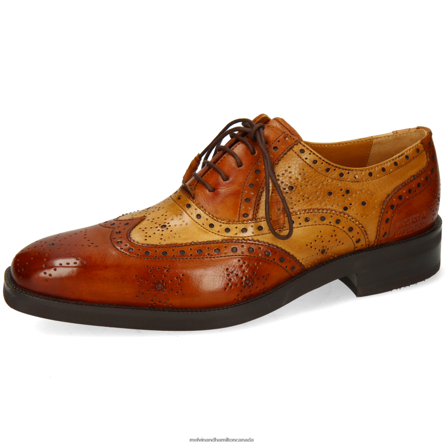 Men Melvin & Hamilton Brown Jeff 28 Oxford Shoes P4V68P189