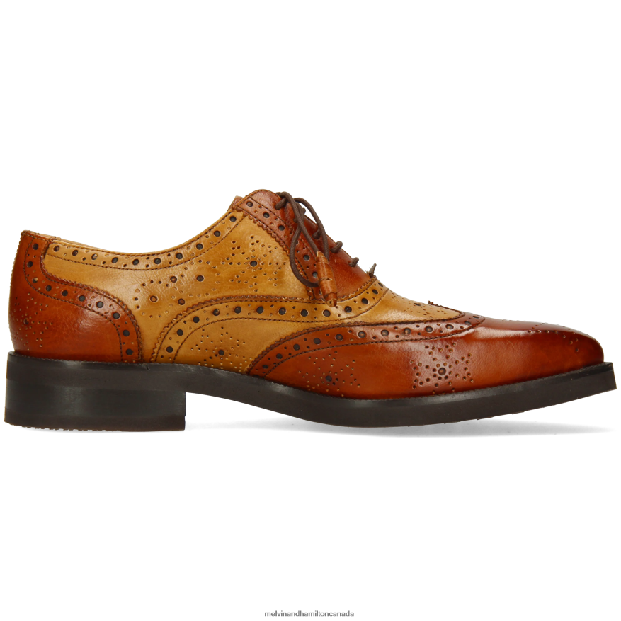 Men Melvin & Hamilton Brown Jeff 28 Oxford Shoes P4V68P189