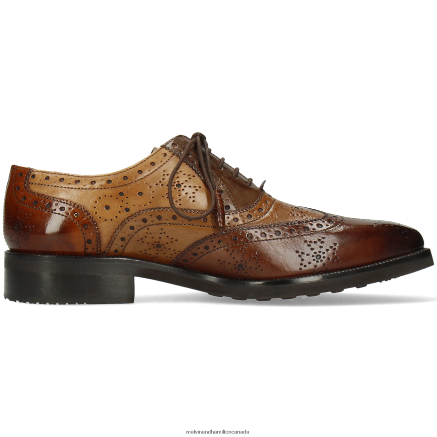 Men Melvin & Hamilton Brown Jeff 28 Oxford Shoes P4V68P200