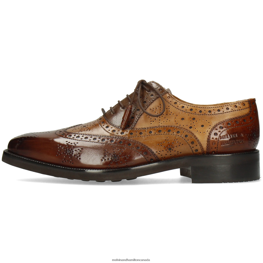 Men Melvin & Hamilton Brown Jeff 28 Oxford Shoes P4V68P200