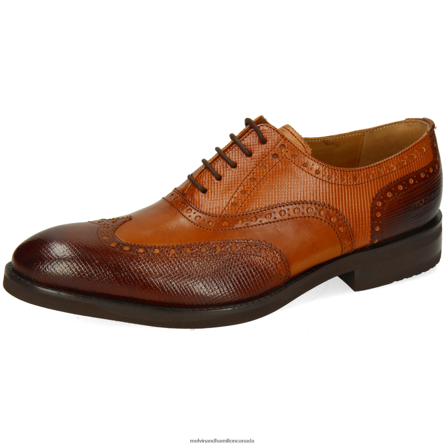 Men Melvin & Hamilton Brown Kane 36 Oxford Shoes P4V68P211
