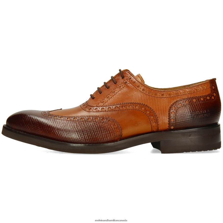 Men Melvin & Hamilton Brown Kane 36 Oxford Shoes P4V68P211
