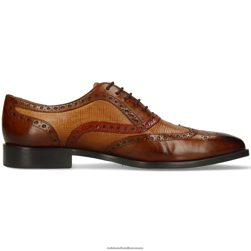 Men Melvin & Hamilton Brown Leonardo 21 Oxford Shoes P4V68P186