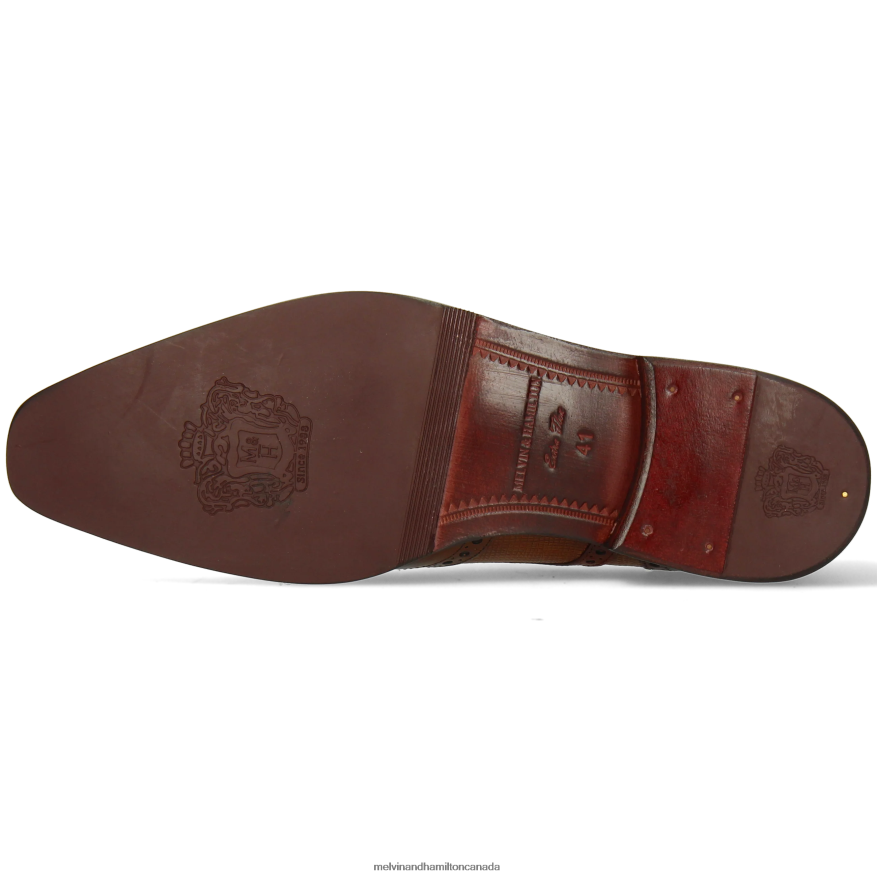 Men Melvin & Hamilton Brown Leonardo 21 Oxford Shoes P4V68P186