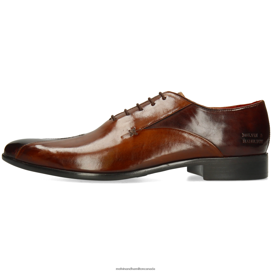 Men Melvin & Hamilton Brown Toni 31 Oxford Shoes P4V68P209