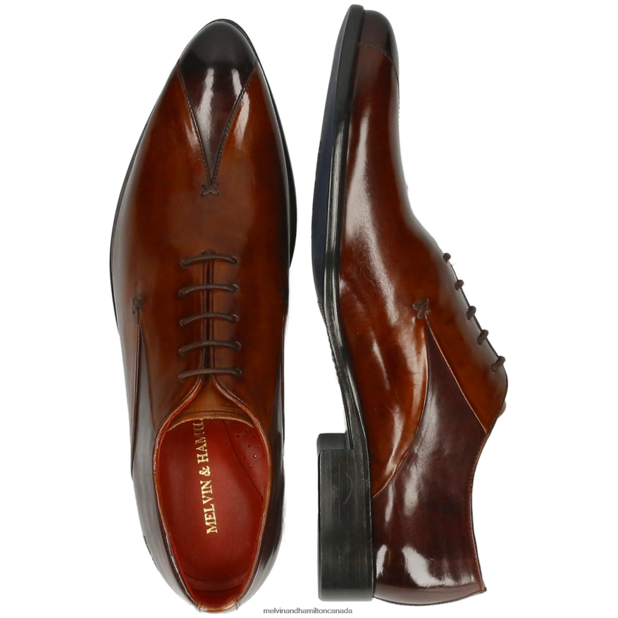 Men Melvin & Hamilton Brown Toni 31 Oxford Shoes P4V68P209