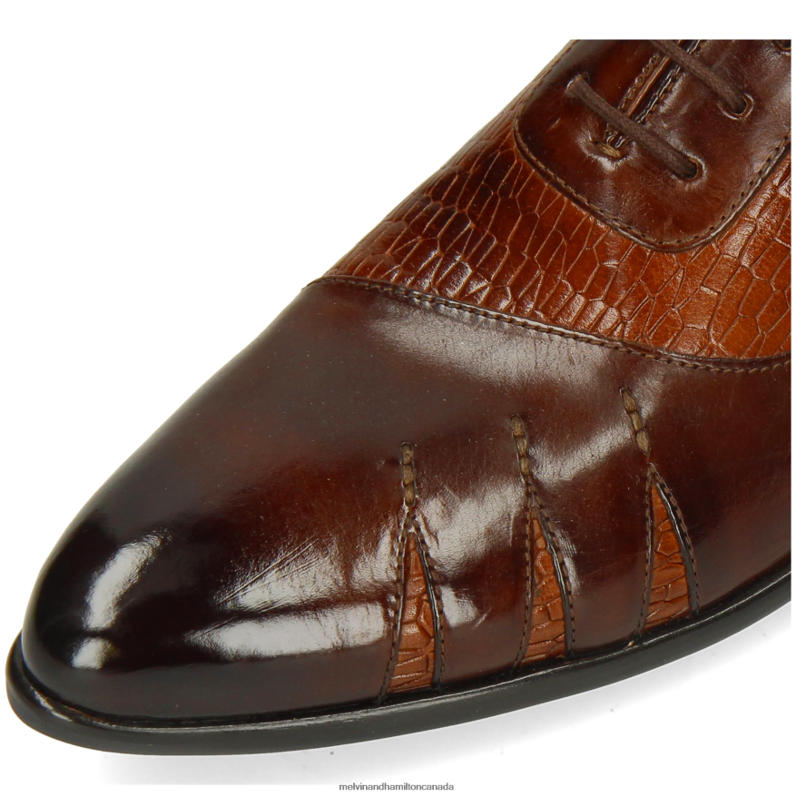 Men Melvin & Hamilton Brown Toni 44 Oxford Shoes P4V68P198