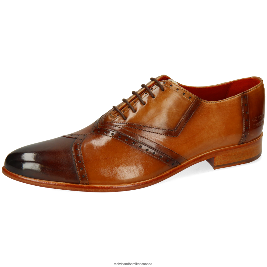 Men Melvin & Hamilton Brown Toni 48 Oxford Shoes P4V68P172